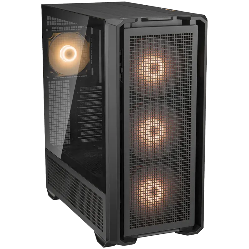 COUGAR MX600 PC Case, Mid Tower, Black - 1