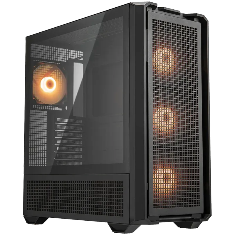 COUGAR MX600 PC Case, Mid Tower, Black - 1