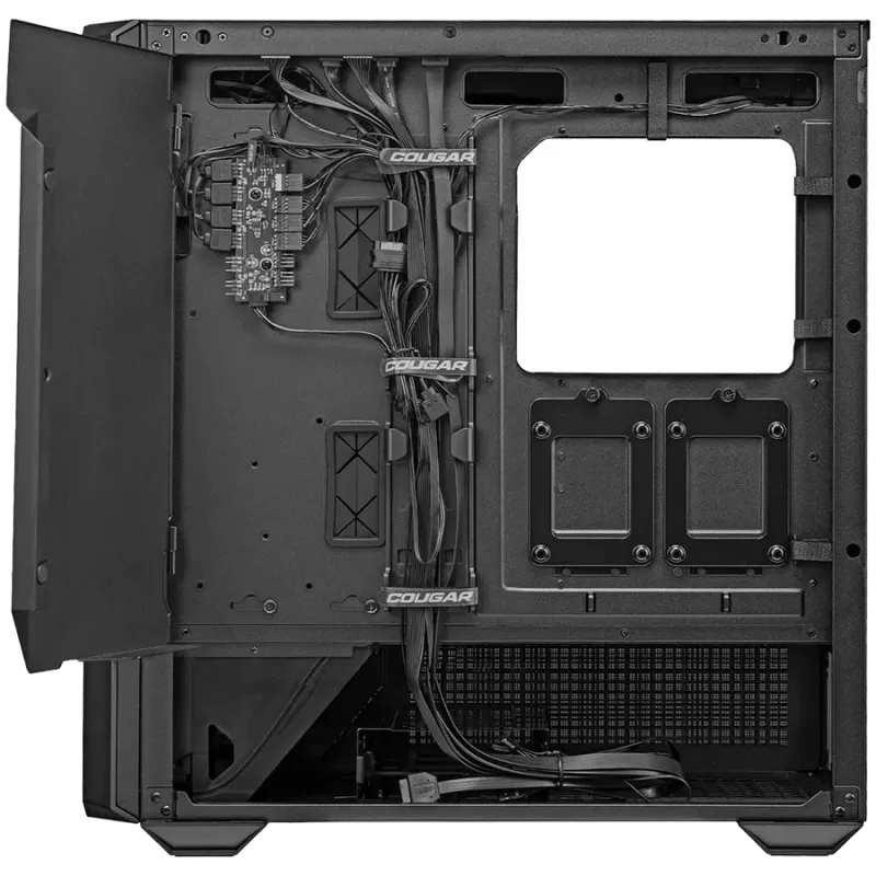 COUGAR MX600 PC Case, Mid Tower, Black - 1