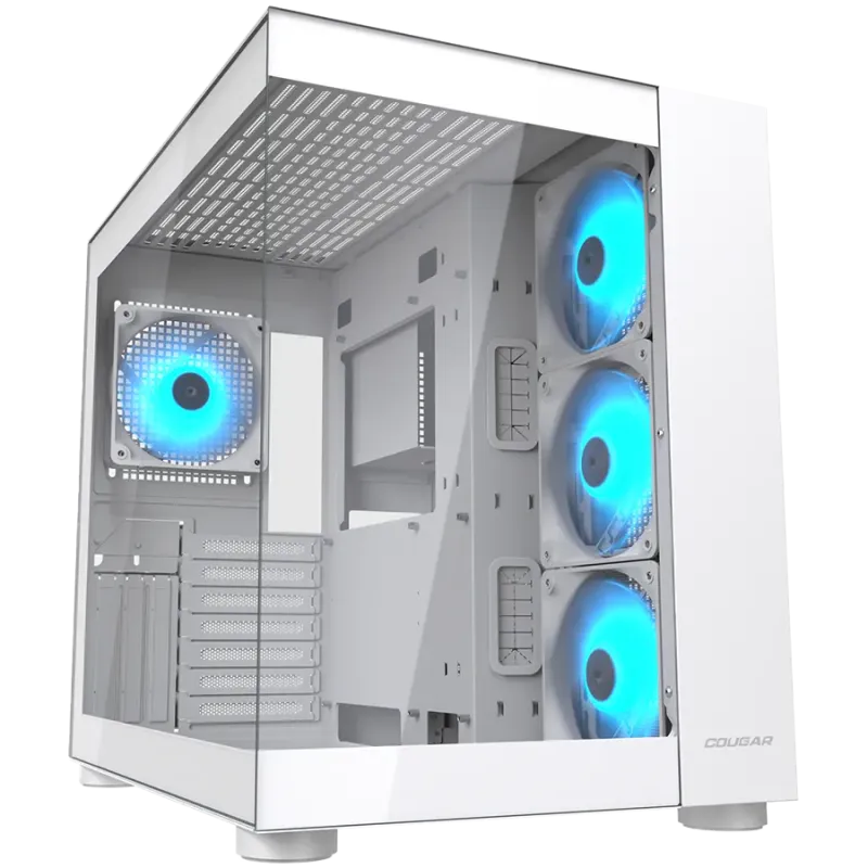 COUGAR FV150 RGB PC Case, Mid tower, White - 1