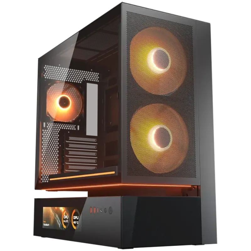COUGAR CFV235 Mesh Vision PC Case, Mid Tower, Black - 1