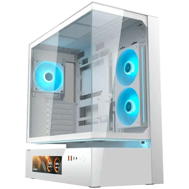 COUGAR CFV235 Vision PC Case, Mid Tower, White - 1