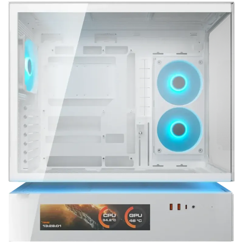 COUGAR CFV235 Vision PC Case, Mid Tower, White - 1