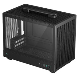 DeepCool CH160, Mini Tower, Mini-ITX, 2xUSB3.0, 1xType-C Gen 2, 1xAudio, Mesh Panel, Black, R-CH160-BKNGI0-G-1 - 1