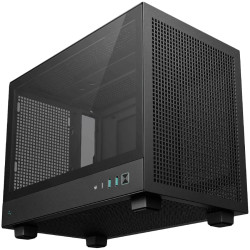 DeepCool CH160, Mini Tower, Mini-ITX, 2xUSB3.0, 1xType-C Gen 2, 1xAudio, Mesh Panel, Black, R-CH160-BKNGI0-G-1 - 2