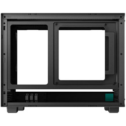 DeepCool CH160, Mini Tower, Mini-ITX, 2xUSB3.0, 1xType-C Gen 2, 1xAudio, Mesh Panel, Black, R-CH160-BKNGI0-G-1 - 4