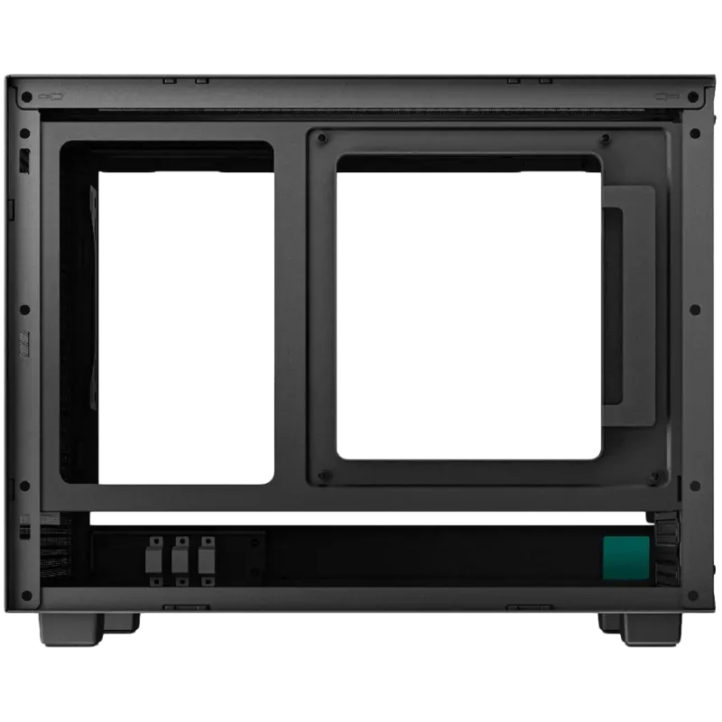 DeepCool CH160, Mini Tower, Mini-ITX, 2xUSB3.0, 1xType-C Gen 2, 1xAudio, Mesh Panel, Black, R-CH160-BKNGI0-G-1 - 1
