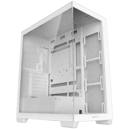 DeepCool CG580 WH, Mid Tower, Mini-ITX/Micro-ATX/ATX, Rear Connector support, 2xUSB3.0, 1xAudio, Tempered Glass, Mesh Panel, Whi