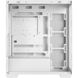 DeepCool CG580 WH, Mid Tower, Mini-ITX/Micro-ATX/ATX, Rear Connector support, 2xUSB3.0, 1xAudio, Tempered Glass, Mesh Panel, Whi