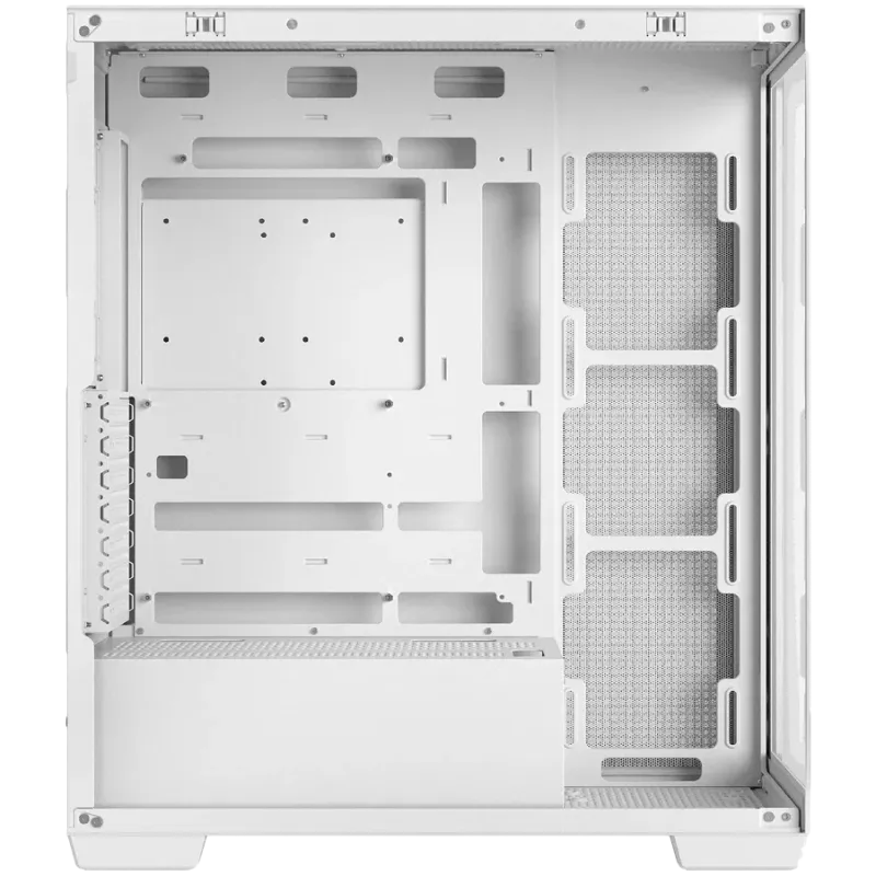 DeepCool CG580 WH, Mid Tower, Mini-ITX/Micro-ATX/ATX, Rear Connector support, 2xUSB3.0, 1xAudio, Tempered Glass, Mesh Panel, Whi