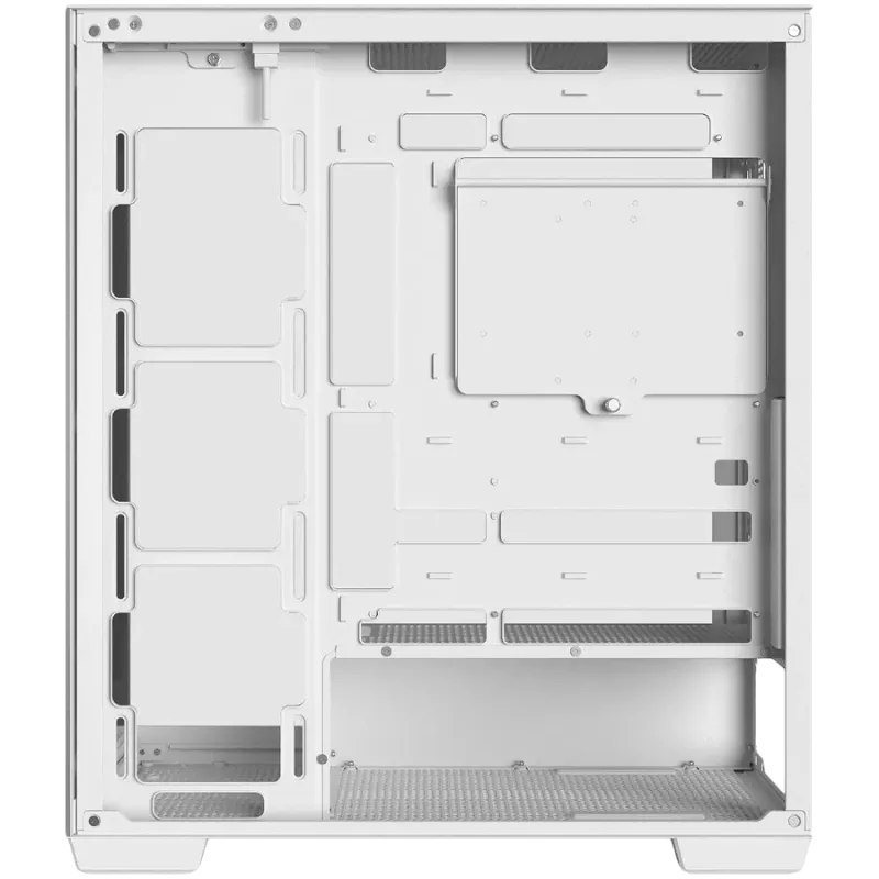 DeepCool CG580 WH, Mid Tower, Mini-ITX/Micro-ATX/ATX, Rear Connector support, 2xUSB3.0, 1xAudio, Tempered Glass, Mesh Panel, Whi