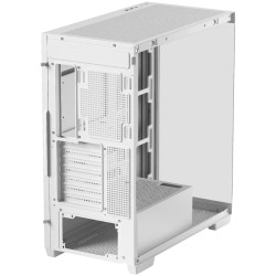 DeepCool CG580 WH, Mid Tower, Mini-ITX/Micro-ATX/ATX, Rear Connector support, 2xUSB3.0, 1xAudio, Tempered Glass, Mesh Panel, Whi