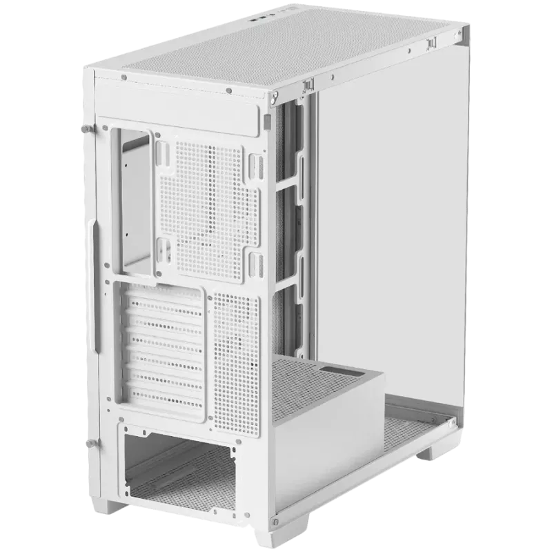 DeepCool CG580 WH, Mid Tower, Mini-ITX/Micro-ATX/ATX, Rear Connector support, 2xUSB3.0, 1xAudio, Tempered Glass, Mesh Panel, Whi