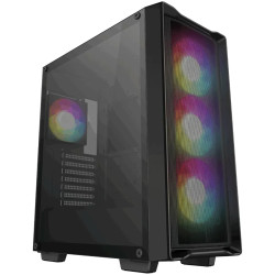 DeepCool CC560 MESH V2, Mid Tower, Mini-ITX/Micro-ATX/ATX, 2xUSB3.0, 1xAudio, 4x120mm Pre-Installed ARGB Fans, Tempered Glass, M