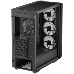 DeepCool CC560 MESH V2, Mid Tower, Mini-ITX/Micro-ATX/ATX, 2xUSB3.0, 1xAudio, 4x120mm Pre-Installed ARGB Fans, Tempered Glass, M