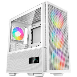 DeepCool CH560 Digital WH, Mid Tower, Mini-ITX/Micro-ATX/ATX/E-ATX, 1xUSB3.0, 1xType-C, 1xAudio, 3x140mm+1x120mm Pre-Installed A