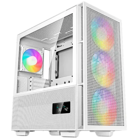 DeepCool CH560 Digital WH, Mid Tower, Mini-ITX/Micro-ATX/ATX/E-ATX, 1xUSB3.0, 1xType-C, 1xAudio, 3x140mm+1x120mm Pre-Installed A