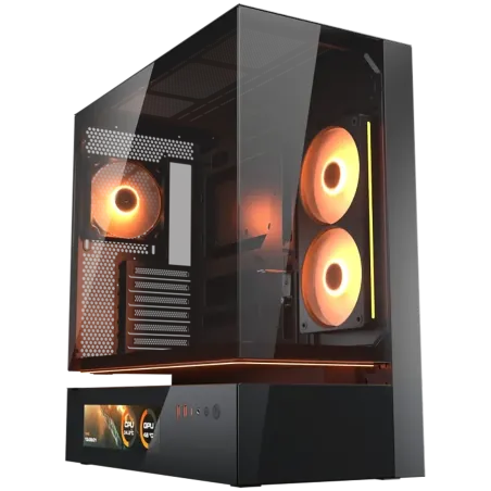 COUGAR CFV235 Vision PC Case, Mid Tower, Black - 1