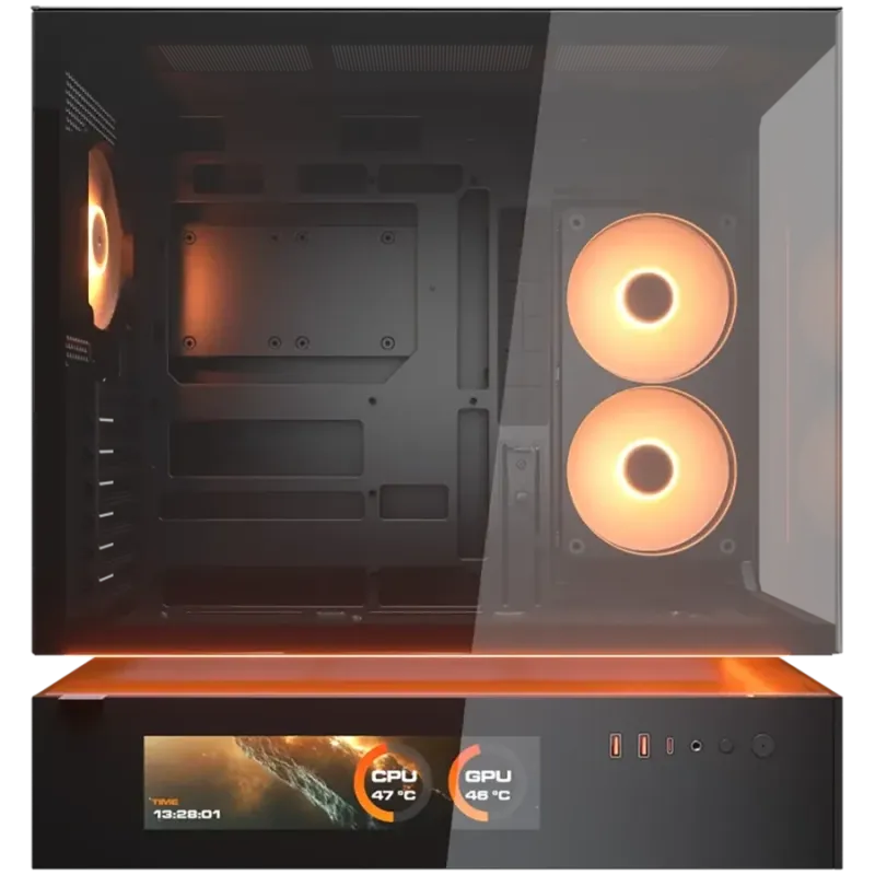 COUGAR CFV235 Vision PC Case, Mid Tower, Black - 1