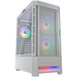 COUGAR AIRFACE RGB PC Case, Mid Tower, White - 1