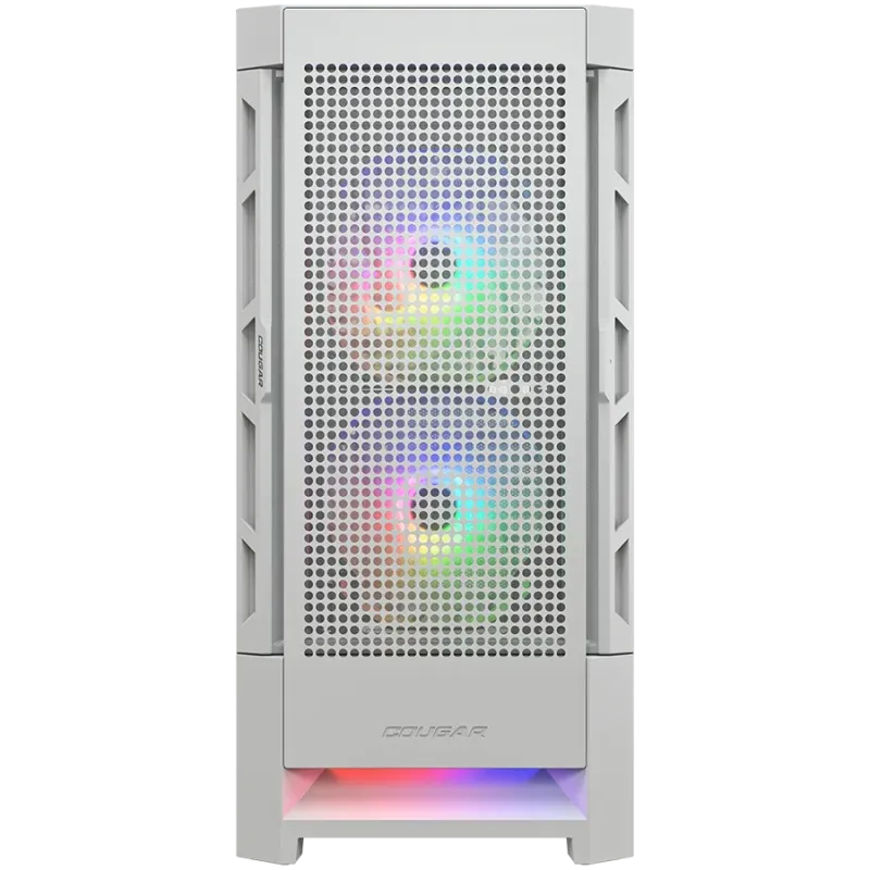 COUGAR AIRFACE RGB PC Case, Mid Tower, White - 1