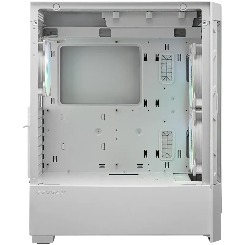 COUGAR AIRFACE RGB PC Case, Mid Tower, White - 1