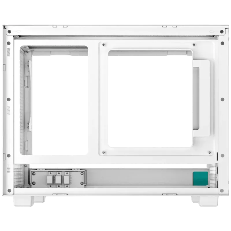 DeepCool CH160 WH, Mini Tower, Mini-ITX, 2xUSB3.0, 1xType-C Gen 2, 1xAudio, Mesh Panel, White, R-CH160-WHNGI0-G-1 - 1