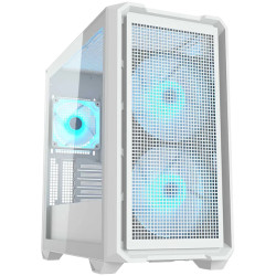 COUGAR MX600 Mini RGB PC Case, Mini Tower, White - 1