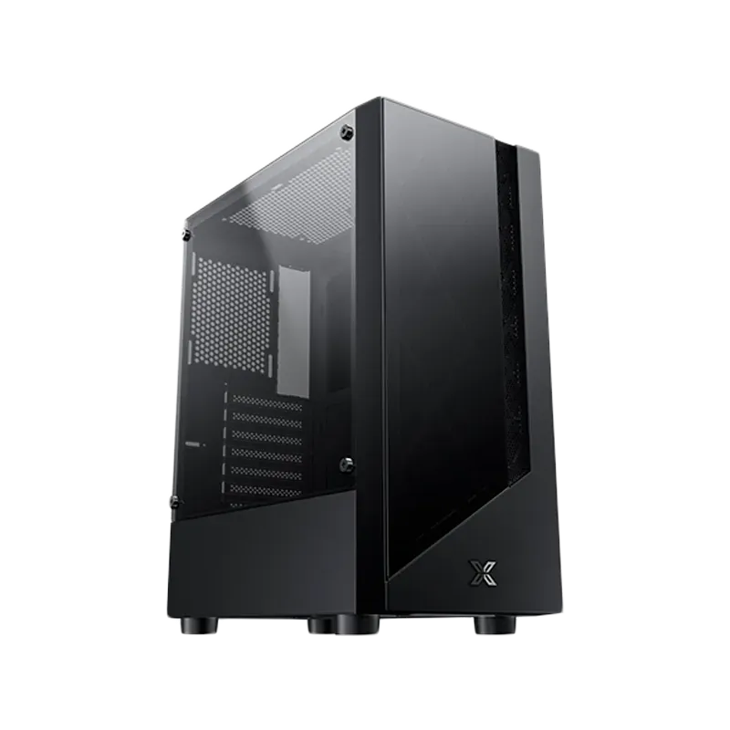 Xigmatek Duke EN49158, ATX/M-ATX/Mini ITX, USB3.0x1 & 2.0x2, Meshed & TG Frontpanel, Left TG, Front 4PCS X24F Fan - 1