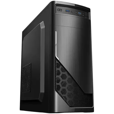 Chassis FC-F52A, ATX, 7 slots, 1 X 5.25", 2 X 3.5" H.D., 2 X 2.5", 2 x USB 3.0, 1 X Type C / 1 x AUDIO /, PSU 550W 12 sm, 20+4pi