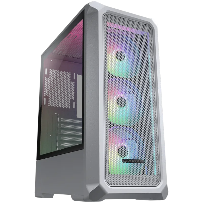 COUGAR Archon 2 Mesh RGB PC Case, Mid Tower, White - 1