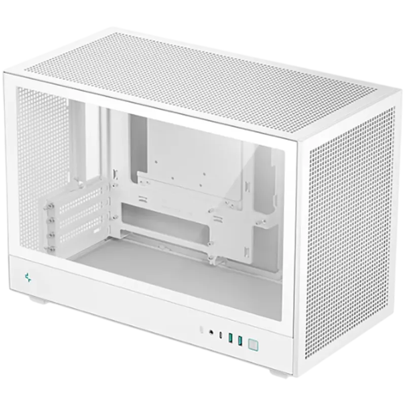 DeepCool CH260 WH, Mini Tower, Mini-ITX, 2xUSB3.0, 1xType-C Gen 2, 1xAudio, Mesh Panel, White, 2Y, R-CH260-WHNGM0-G-1 - 1