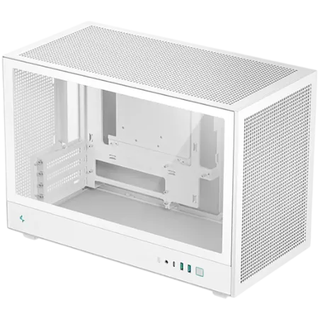 DeepCool CH260 WH, Mini Tower, Mini-ITX, 2xUSB3.0, 1xType-C Gen 2, 1xAudio, Mesh Panel, White, 2Y, R-CH260-WHNGM0-G-1 - 1