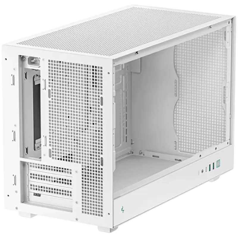 DeepCool CH260 WH, Mini Tower, Mini-ITX, 2xUSB3.0, 1xType-C Gen 2, 1xAudio, Mesh Panel, White, 2Y, R-CH260-WHNGM0-G-1 - 1