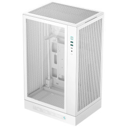 DeepCool CH270 DIGITAL WH, Mini Tower, Mini-ITX/Micro-ATX, 2xUSB3.0, 1xType-C Gen 2, 1xAudio/Mic, Mesh Panel, White, R-CH270-WHN