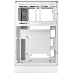 DeepCool CH270 DIGITAL WH, Mini Tower, Mini-ITX/Micro-ATX, 2xUSB3.0, 1xType-C Gen 2, 1xAudio/Mic, Mesh Panel, White, R-CH270-WHN