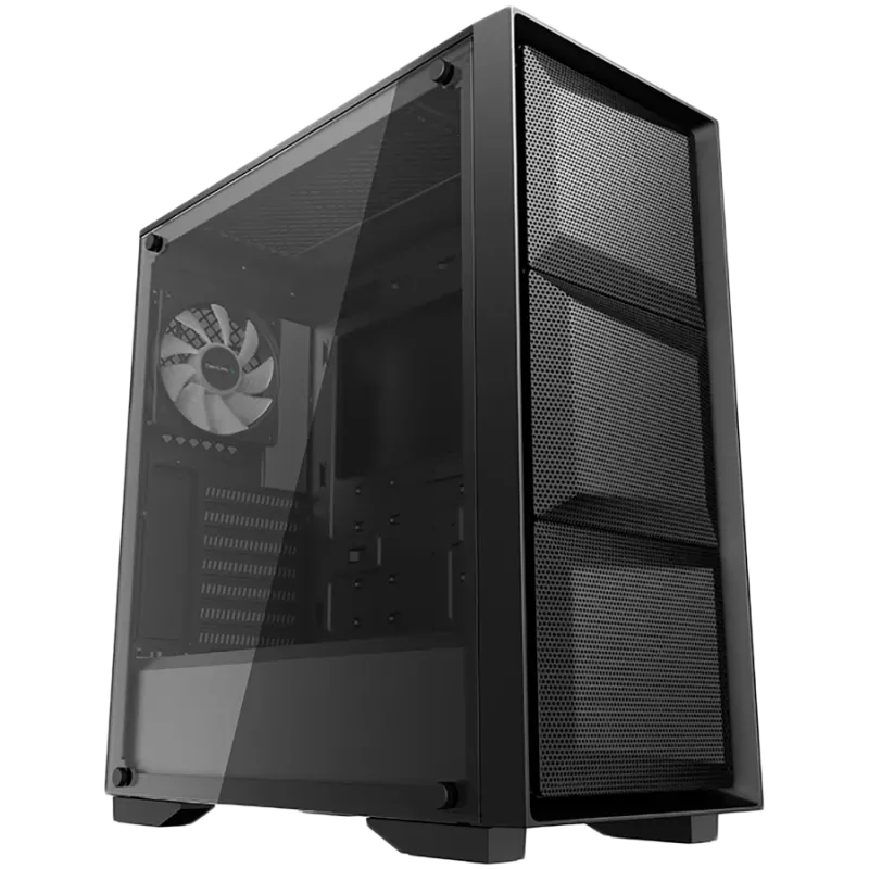 DeepCool MATREXX 50 MESH 4FS, Mid Tower, Mini-ITX/Micro-ATX/ATX/E-ATX, 1xUSB3.0, 2xUSB2.0, 1xAudio, 4x 120mm Tri-color LED Fans,