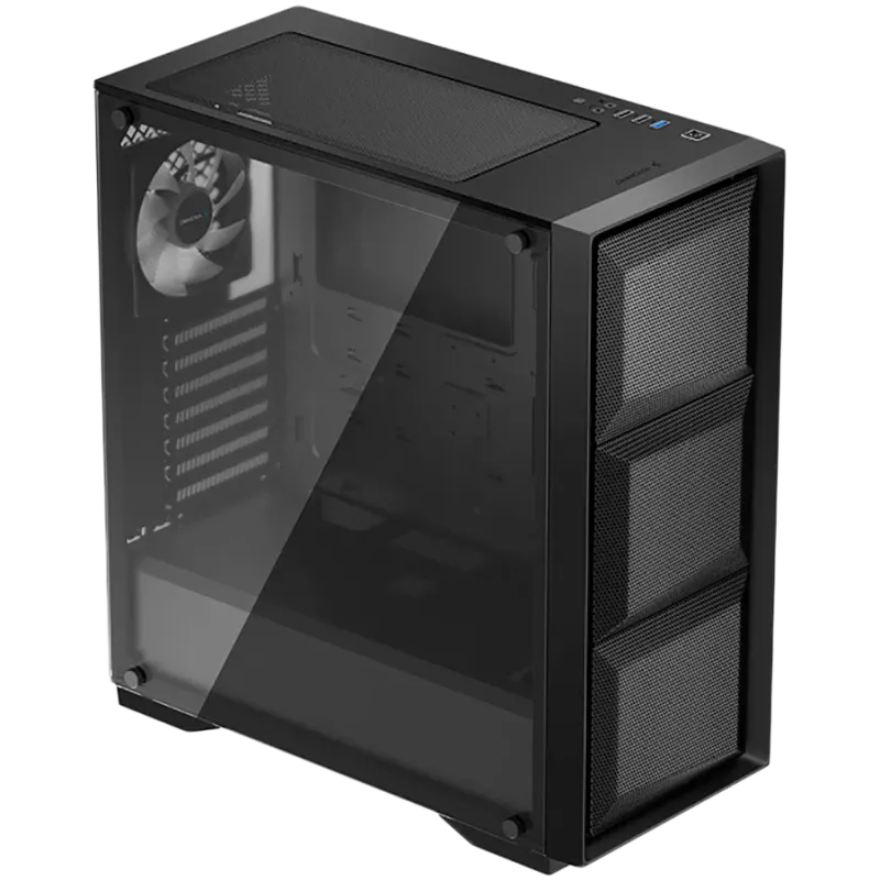 DeepCool MATREXX 50 MESH 4FS, Mid Tower, Mini-ITX/Micro-ATX/ATX/E-ATX, 1xUSB3.0, 2xUSB2.0, 1xAudio, 4x 120mm Tri-color LED Fans,