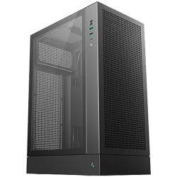 DeepCool CH170 PLUS, Mini Tower, Mini-ITX/Micro-ATX, 2xUSB3.0, 1xType-C Gen 2, 1xAudio/Mic, Mesh Panel, Black, R-CH170-BKNGM0-G,