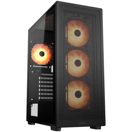 COUGAR MX220 RGB PC Case, Mid Tower, Black - 1