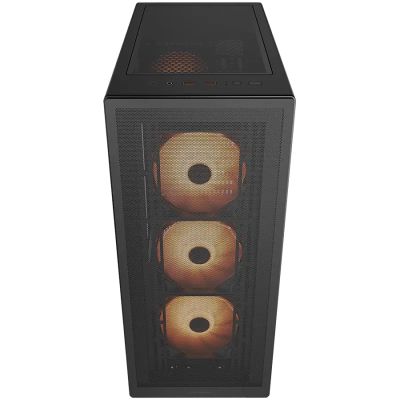 COUGAR MX220 RGB PC Case, Mid Tower, Black - 1