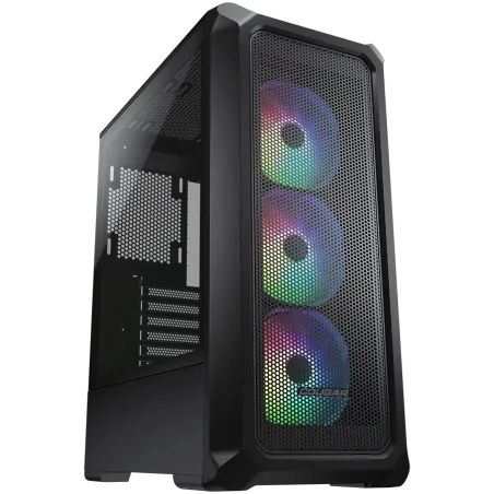COUGAR Archon 2 Mesh RGB PC Case, Mid Tower, Black - 1