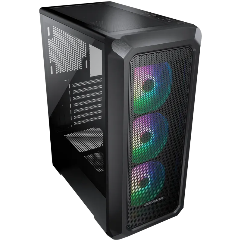 COUGAR Archon 2 Mesh RGB PC Case, Mid Tower, Black - 1