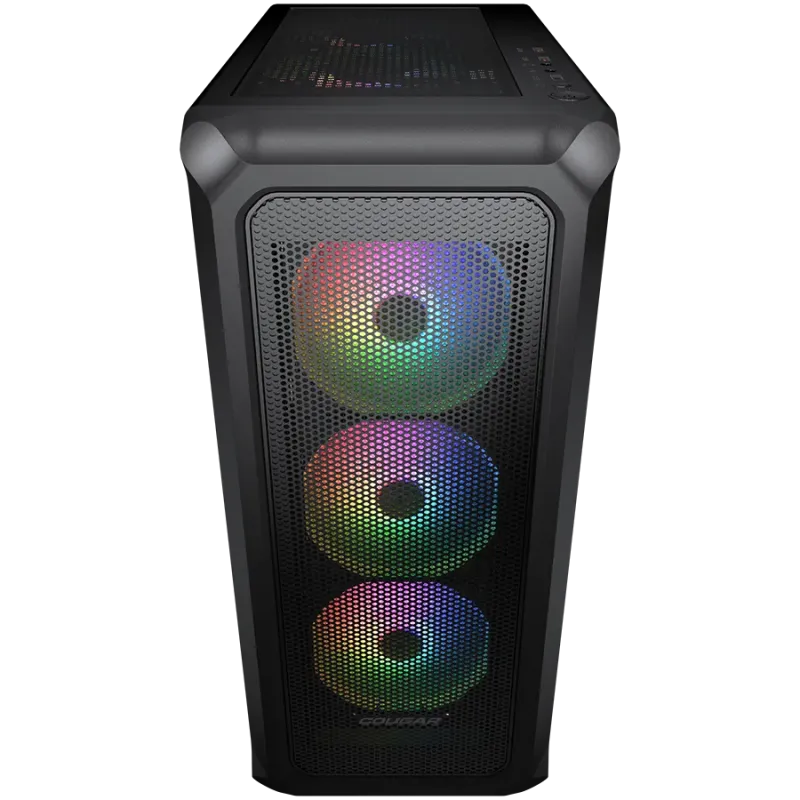 COUGAR Archon 2 Mesh RGB PC Case, Mid Tower, Black - 1
