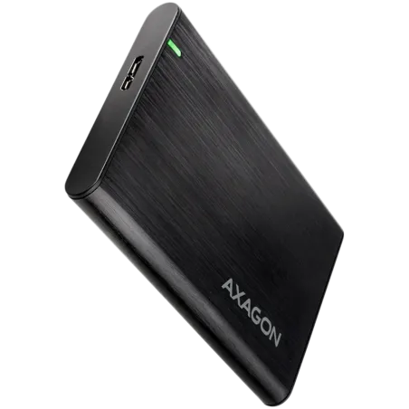 AXAGON EE25-A6M USB3.0 - SATA 6G 2.5" External SCREWLESS ALU RAW box BLACK - 1