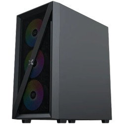 Xigmatek Blade EN40887 ATX/M-ATX/MINI ITX, USB3.0 X1, USB2.0 X2, HD AUDIO, Mehsed Grill Frontpanel & Left Tempered Glass, 4PCS X