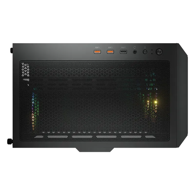 COUGAR DUOFACE RGB PC Case, Mid Tower, Black - 1