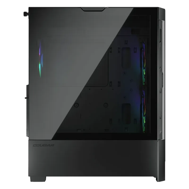 COUGAR DUOFACE RGB PC Case, Mid Tower, Black - 1