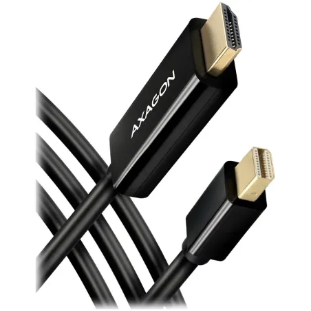 AXAGON RVDM-HI14C2 Mini DP  HDMI 1.4 cable 1.8m 4K/30Hz - 1
