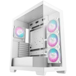 DeepCool CG580 4F WH, Mid Tower, Mini-ITX/Micro-ATX/ATX, Rear Connector support, 2xUSB3.0, 1x Type-C Gen2, 1xAudio, 3x120mm ARGB